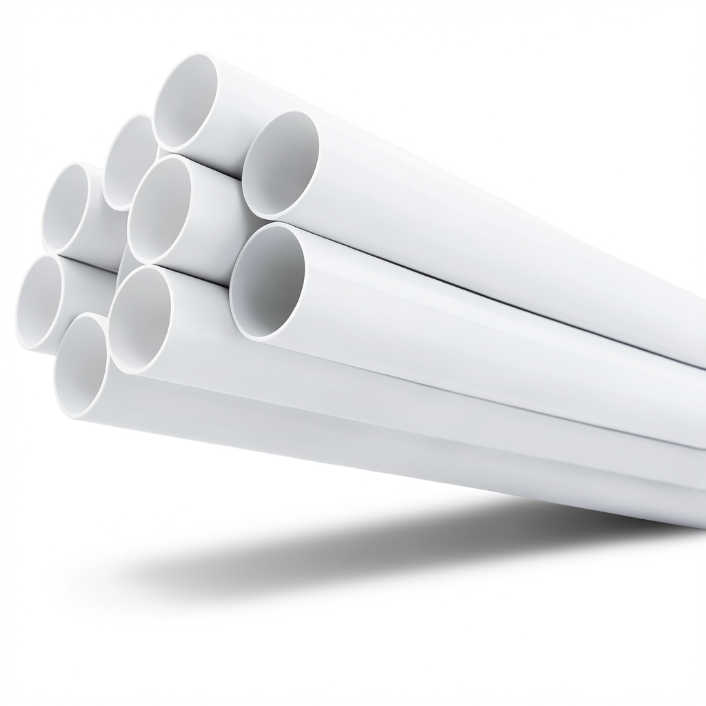 مواسير UPVC مقاس 1 إنش سمك 1.52 مم ضغط 11 بار لون أبيض