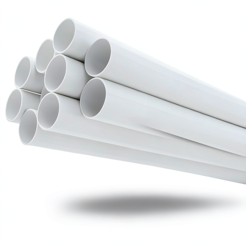 مواسير UPVC مقاس 1 إنش ضغط 17.2 بار سمك 1.96 مم لون أبيض