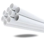 مواسير UPVC ضغط 17.2 بار مقاس ¼ 1 إنش سمك 2.49 مم لون أبيض