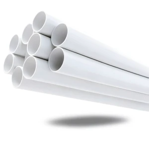 مواسير UPVC ضغط 17.2 بار مقاس ¼ 1 إنش سمك 2.49 مم لون أبيض