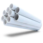 مواسير UPVC ضغط 17.2 بار مقاس ½ 1 إنش سمك 2.84 مم لون أبيض