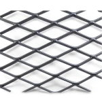 Hot Rolled Black Steel Expanded Metal Mesh Khaleeji 1.5 mm Thickness 2.44m Width 6m Length