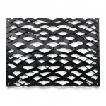 Hot Rolled (Black) Steel Expanded Metal Mesh  [Mazyoon] Thickness 1.2 mm Width 2.44  meter Length 5 meter | Bait Al Tatawor Company