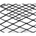 Hot Rolled Black Steel Expanded Metal Mesh Khaleeji 1.7 mm Thickness 2.44 m Width 1 m Length