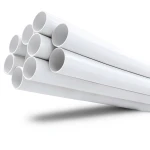 مواسير UPVC ضغط 17.2 بار مقاس 3 إنش سمك 5.23 مم لون أبيض