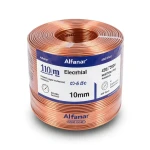 Alfanar 10mm Stranded Copper Electrical Wire 450/750V Heat Resistant PVC Insulation 300ft Coil