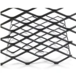 Hot Rolled Black Steel Expanded Metal Mesh Khaleeji 1.5 mm Thickness 2.44m Width 7m Length