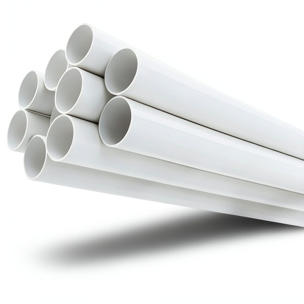 UPVC Pipes 6 Inch Thickness 9.91 mm Pressure 17.2 Bar White