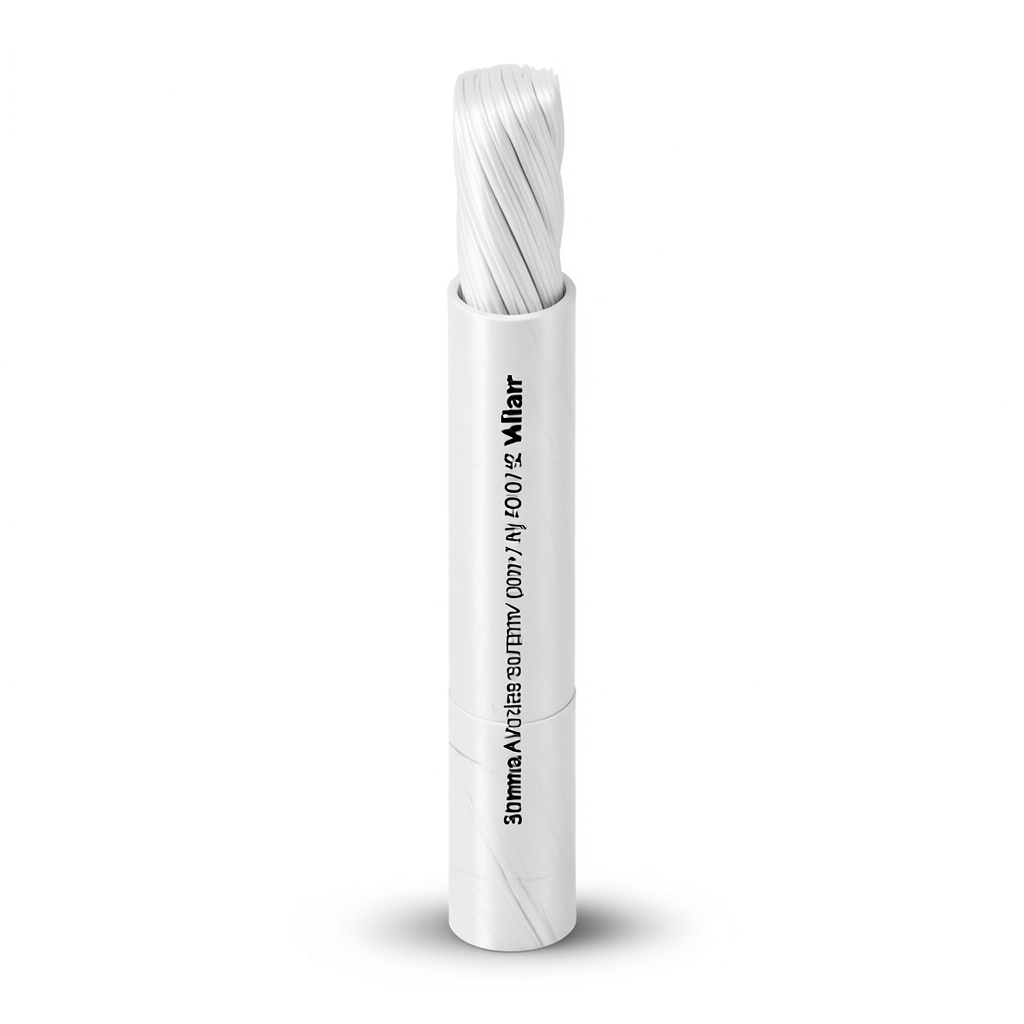Stranded Electrical Wire Coil 300mm2 450/750V Copper Conductor 2.70mm PVC Insulation, White | Al Fanar
