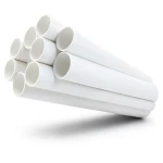 مواسير UPVC ضغط 13.8 بار مقاس ¼ 1 إنش سمك 2.01 مم لون أبيض