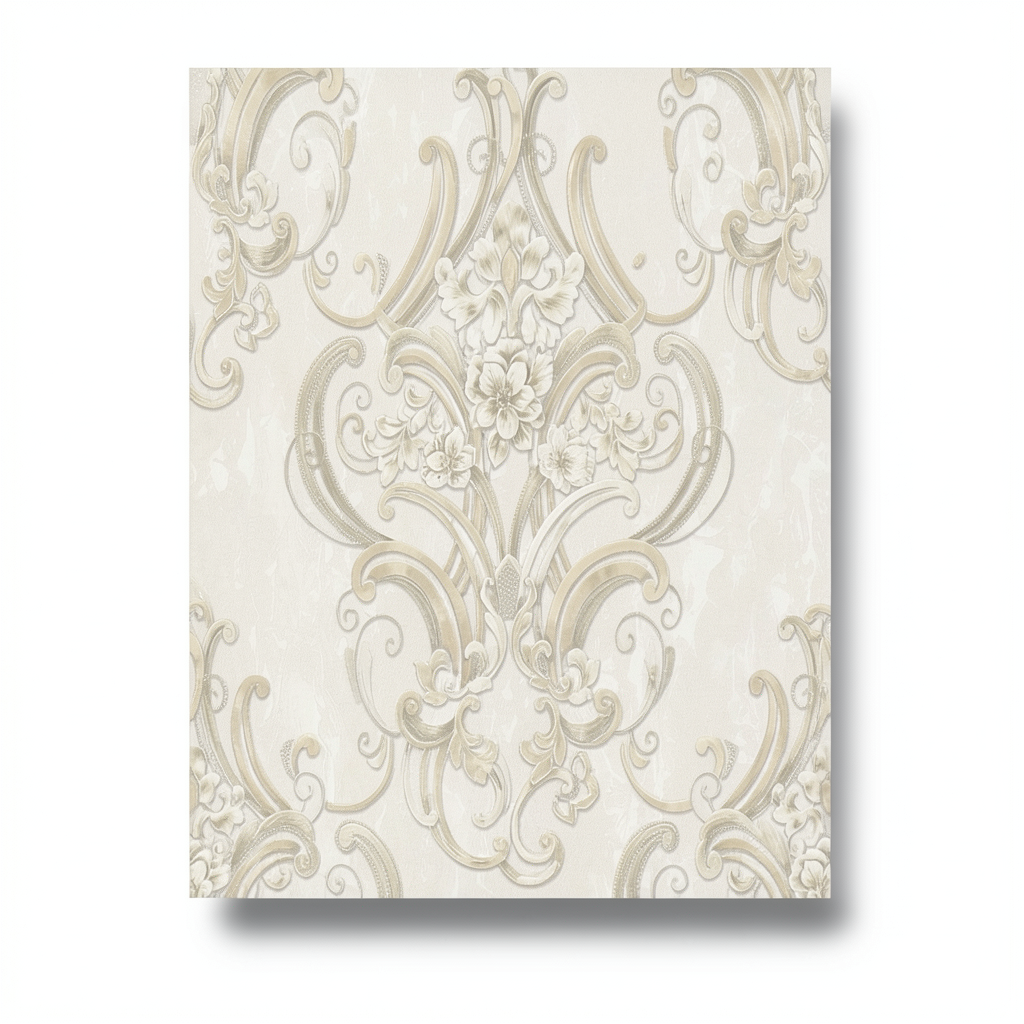 Italian Wall Covering Light Beige 10m x 1.06m, Model 83417