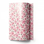 Italian Wallpaper Rose Color Patterned Design, Size 10mx0.70m, Model rc17104