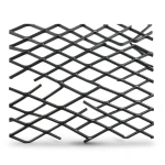 Hot Rolled Black Steel Expanded Metal Mesh Khaleeji Thickness 1.7 mm Width 2.44 m Length 5 m