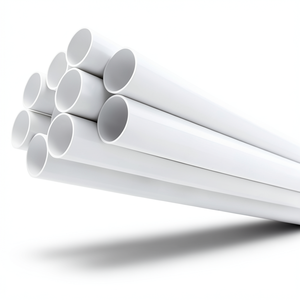 مواسير UPVC ضغط 13.8 بار مقاس 3 إنش سمك 4.24 مم لون أبيض