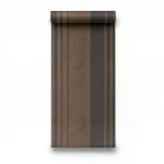 Italian Wallpaper Brown Color Striped Design, Size 10mx0.73m, Model 305019