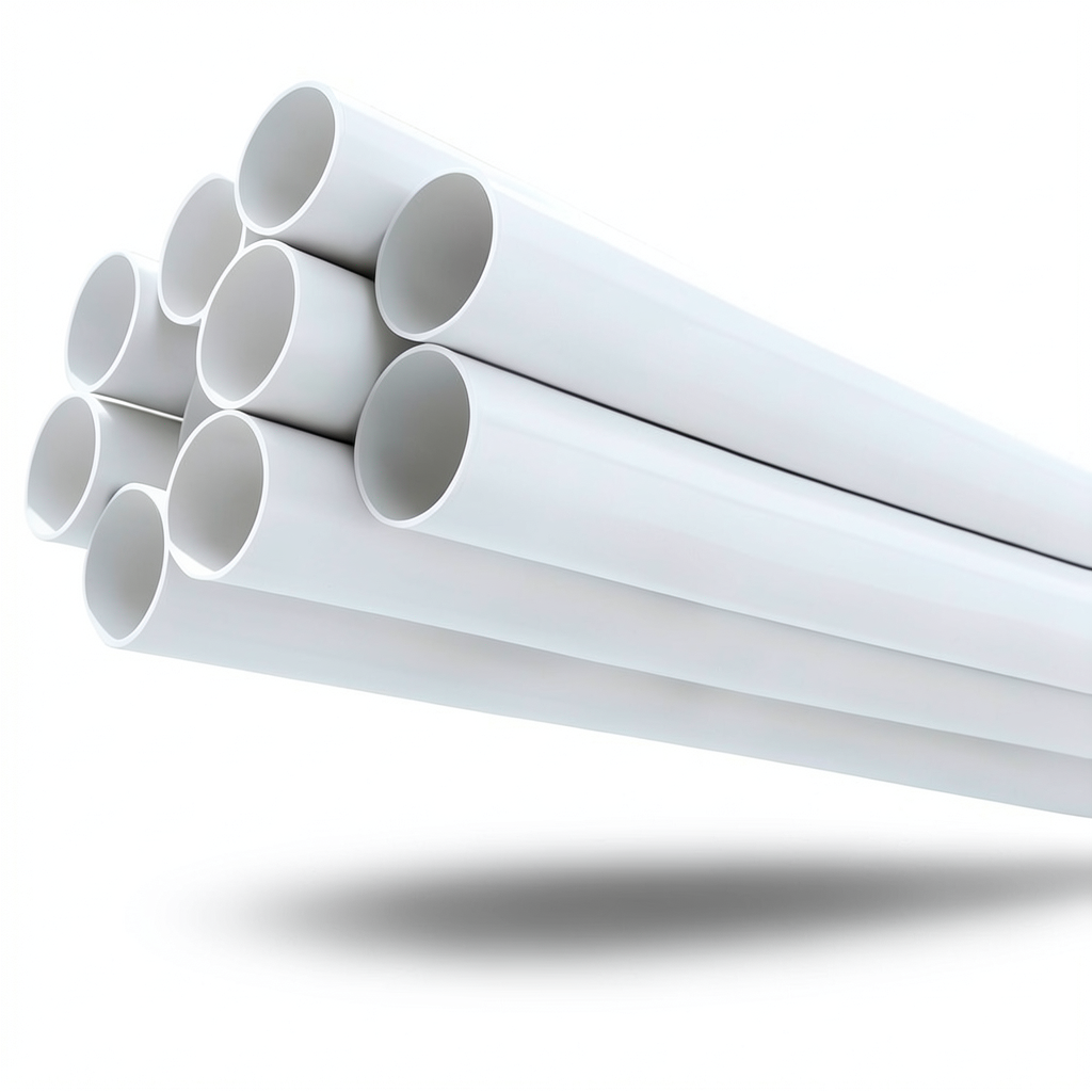 UPVC Pipes Nominal Pressure 13.8 Bar Size 4 Inch Thickness 5.44 mm White