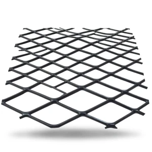 Hot Rolled Black Steel Expanded Metal Mesh Khaleeji 1.7 mm Thickness 2.44 m Width 7 m Length