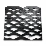 Hot Rolled (Black) Steel Expanded Metal Mesh  [Mazyoon] Thickness 1.4 mm Width 2.44  meter Length 2 meter | Bait Al Tatawor Company