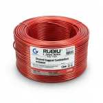 سلك الرياض 1.5 ملي 450/750 فولت، موصل نحاس مجدول عزل PVC لون احمر، طول 100 متر 