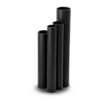أنابيب HDPE SDR 22 قطر خارجي 160 مم سمك 7.3 مم لون أسود