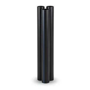 أنابيب HDPE SDR 22 قطر خارجي 280 مم سمك 12.8 مم لون أسود