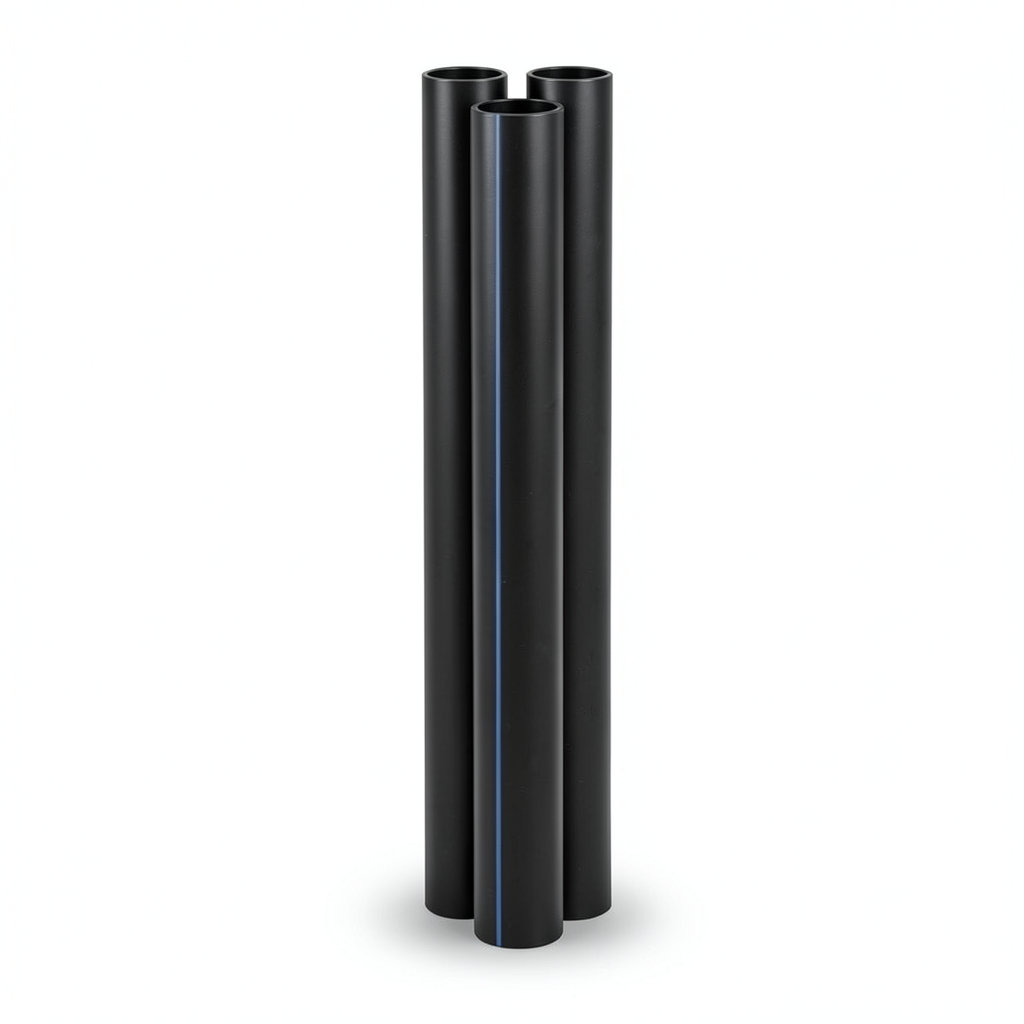HDPE Pipes SDR 22 Outside Diameter 280 mm Thickness 12.8 mm Black