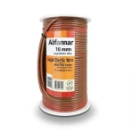 Alfanar 16 mm Single Electric Wire 450/750 Volts, Stranded Copper Conductor, Heat Resistant PVC Insulated 1mm Thick | Al Fanar