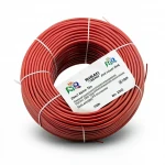 سلك كهرباء الرياض 25 مم2 450/750 فولت، موصل نحاس مجدول عزل PVC لون احمر، طول اللفة 100 متر 