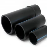 مواسير HDPE الوطني لشبكات المياه  ضغط 6 بار قطر خارجي 315 مم سمك 7.7 مم لون اسود
