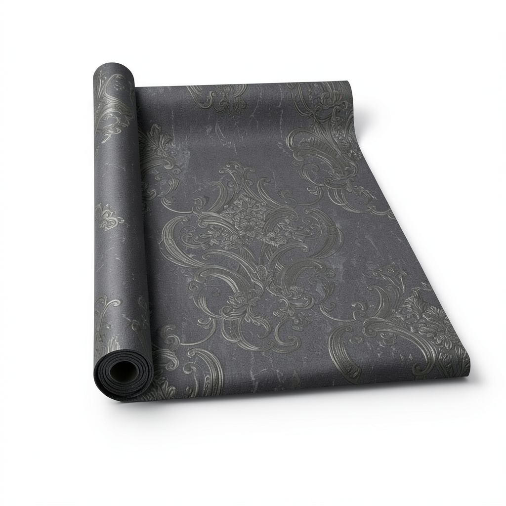 Italian Wall Decoration 10m x 1.06m Dark Grey, Model 83418