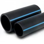 مواسير HDPE الوطني لشبكات المياه  ضغط 6 بار قطر خارجي 355 مم سمك 8.7 مم لون اسود
