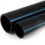 أنابيب HDPE الوطني لشبكات المياه  ضغط 8 بار قطر خارجي 125 مم سمك 3.9 مم لون اسود