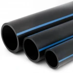 أنابيب HDPE الوطني لشبكات المياه  ضغط 8 بار قطر خارجي 280 مم سمك 8.6 مم لون اسود