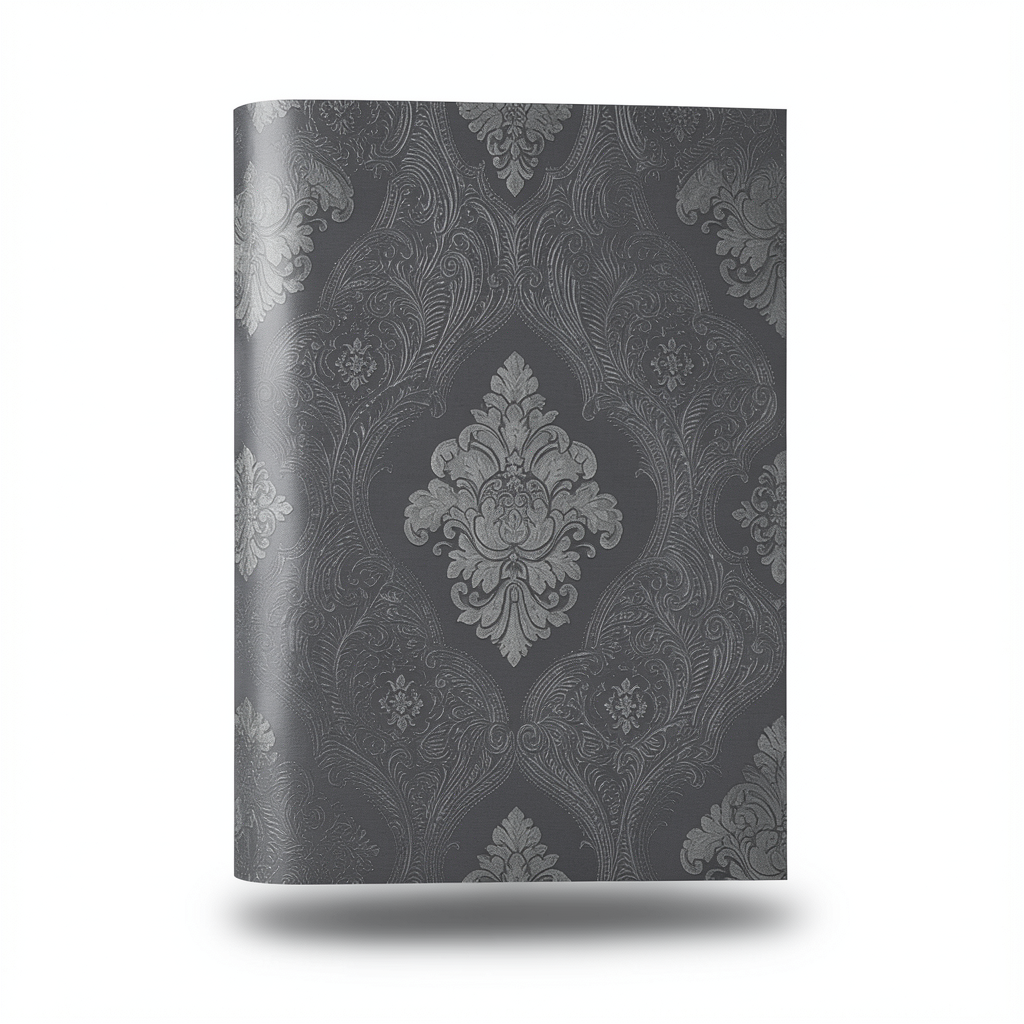 Italian Wallpaper Dark Grey Color 10m x 1.06m, Model 83409