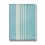 Italian Wallpaper Turquoise Color Striped Design, Size 10mx0.73m, Model 305021