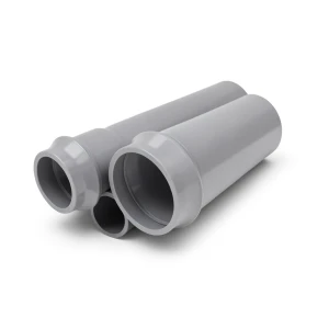 أنابيب UPVC ضغط 12.5 بار قطر خارجي 140 مم سمك 6.7 مم لون رمادي