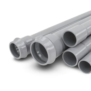 UPVC Pipes Nominal Pressure 12.5 Bar Outside Diameter 160 mm Thickness 7.7 mm Gray