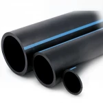 أنابيب HDPE الوطني لشبكات المياه  ضغط 8 بار قطر خارجي 280 مم سمك 8.6 مم لون اسود