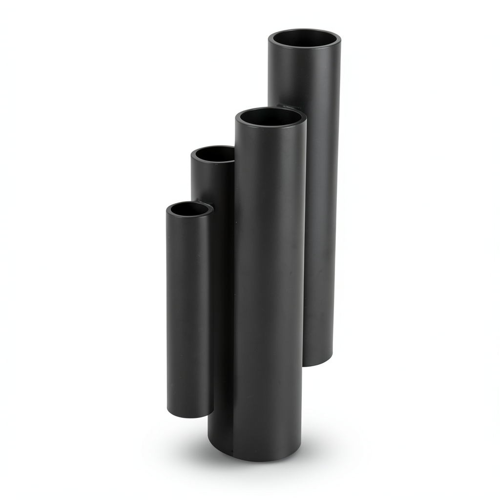 HDPE Pipes SDR 22 Outside Diameter 110 mm Thickness 5 mm Black