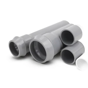UPVC Pipes Nominal Pressure 12.5 Bar Outside Diameter 180 mm Thickness 8.6 mm Gray