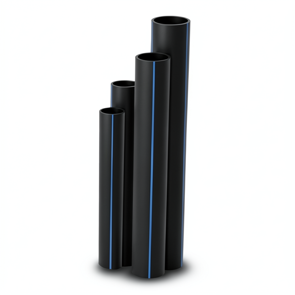 HDPE Pipes SDR 33 Outside Diameter 1000 mm Thickness 30.6 mm Black