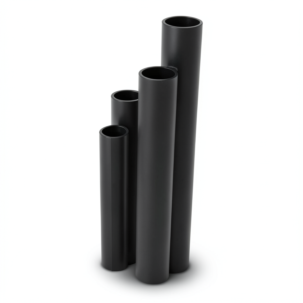 HDPE Pipes SDR 22 Outside Diameter 125 mm Thickness 5.7 mm Black
