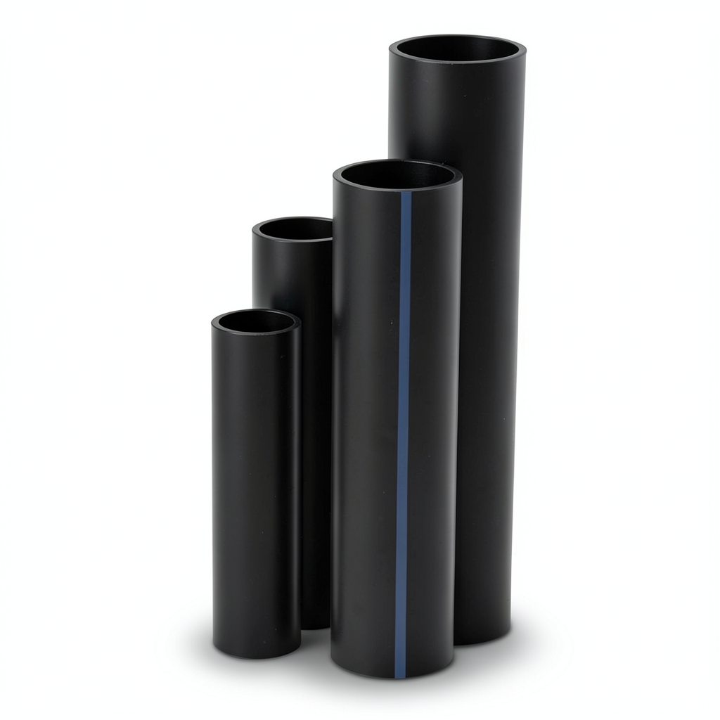 HDPE Pipes SDR 41 Outside Diameter 75 mm Thickness 1.9 mm Black
