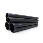HDPE Pipes SDR 22 Outside Diameter 140 mm Thickness 6.4 mm Black