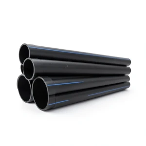 HDPE Pipes SDR 22 Outside Diameter 140 mm Thickness 6.4 mm Black