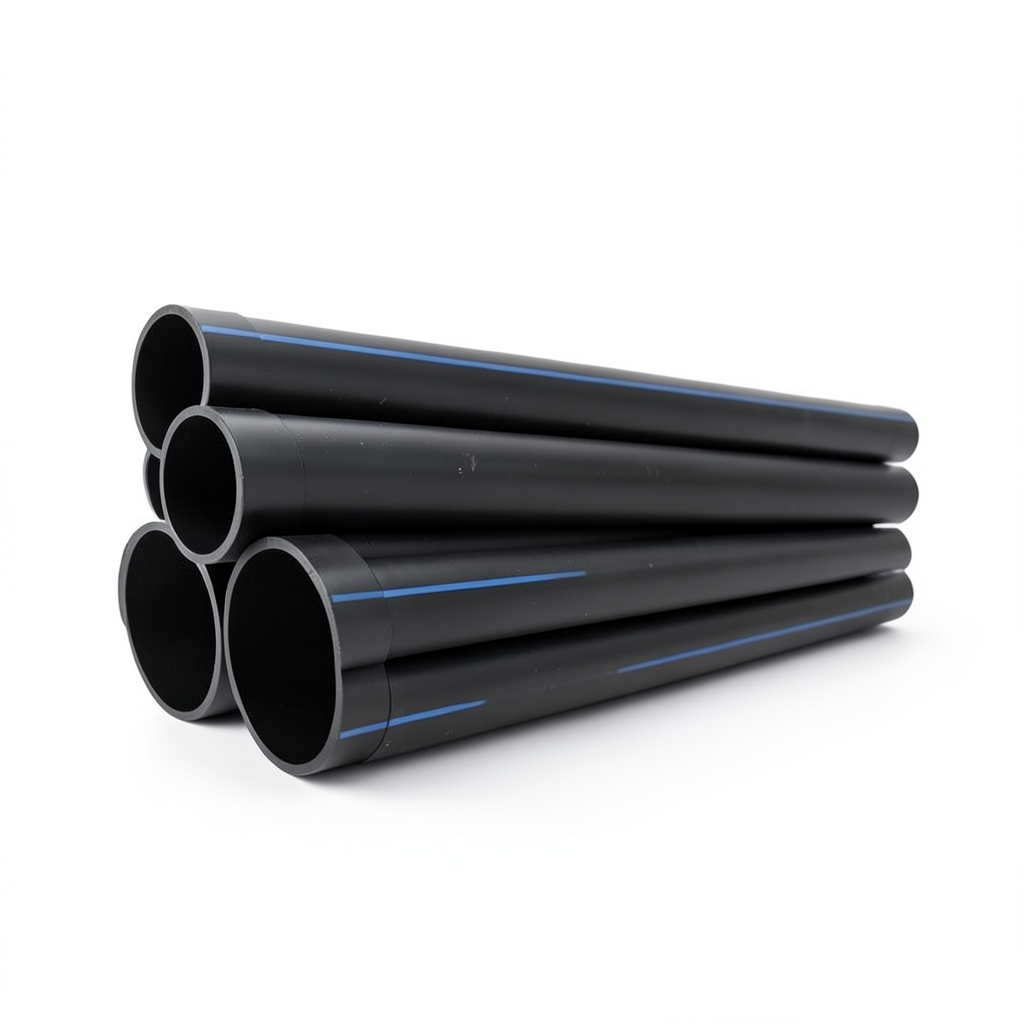 أنابيب HDPE SDR 22 قطر خارجي 140 مم سمك 6.4 مم لون أسود