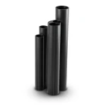 HDPE Pipes SDR 22 Outside Diameter 180 mm Thickness 8.2 mm Black