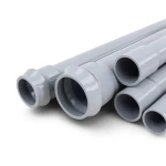 انابيب UPVC ضغط 12.5 بار قطر خارجي 315 مم سمك 15.0 مم لون رمادي
