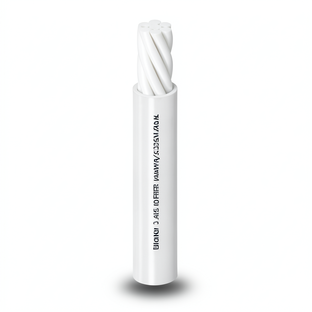 Stranded Wire 240mm 450/750V Copper Conductor 3.12mm Diameter PVC Insulation, White | Al Fanar