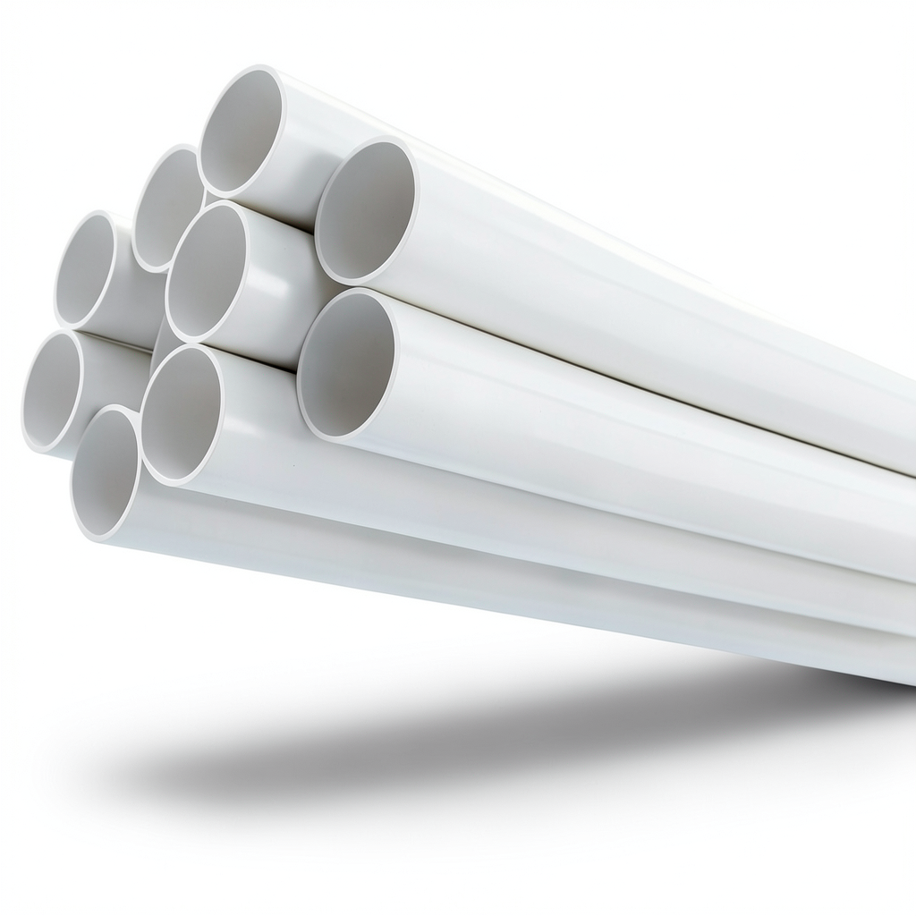 مواسير UPVC ضغط 11 بار مقاس 2 إنش سمك 2.31 مم لون أبيض
